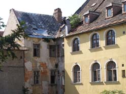 oude huizen in Bratislava