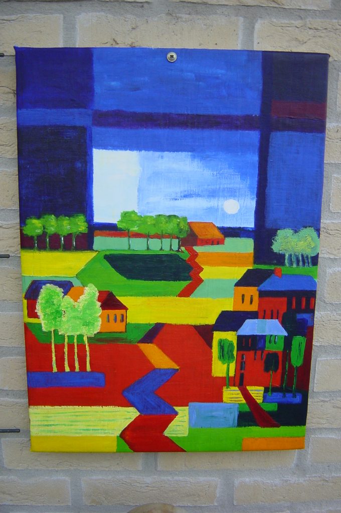 Schilderij met acryl