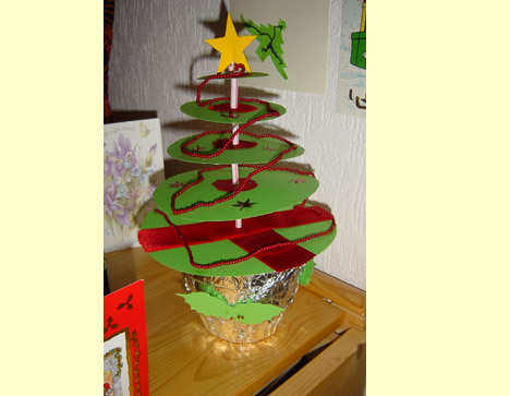 kerstboom van papier