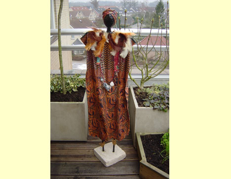 Grote Afrikaanse vrouw