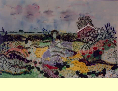 De bloementuin