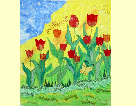 red tulips