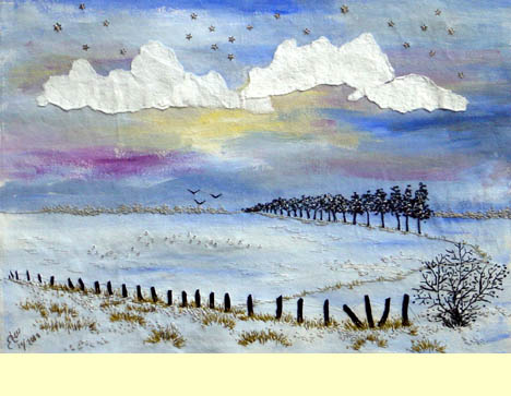 Snow in winter