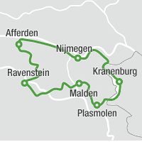 Kaart Nijmegenpad